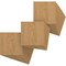 Ekena Millwork 11 3/4W x 11 3/4H x 3/8T Wood Hobby Boards, Maple, 25PK HBW12X12X375DMA - alternate 1